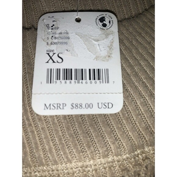 We The Free People Womens Top Size XS Oversized Mock Neck She's a Keeper - Picture 8 of 9